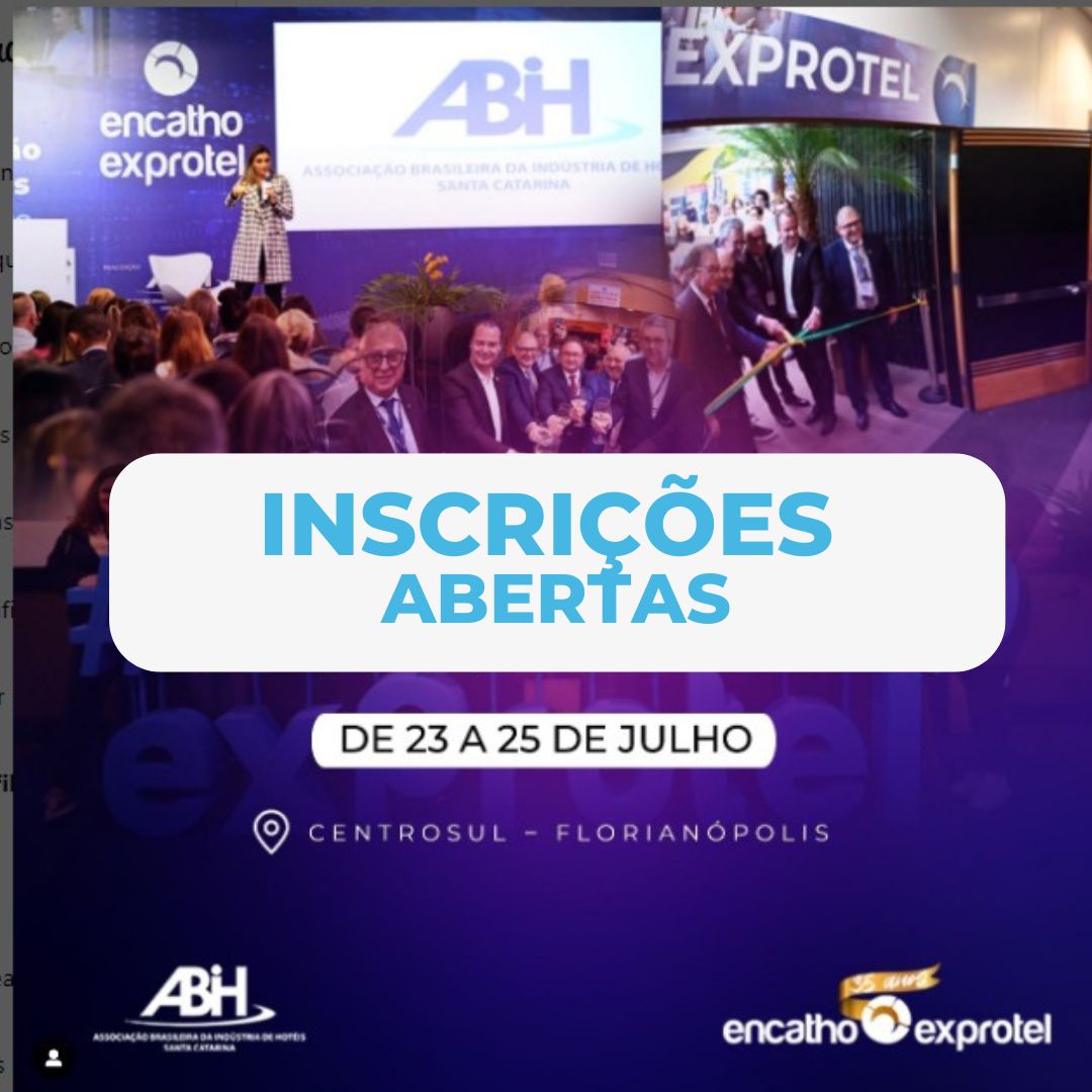 FLORIANÓPOLIS: Encatho & Exprotel abre inscrições gratuitas