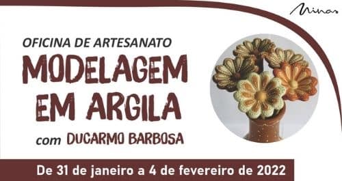 Oficina de Modelagem marca reabertura do Centro de Arte Popular