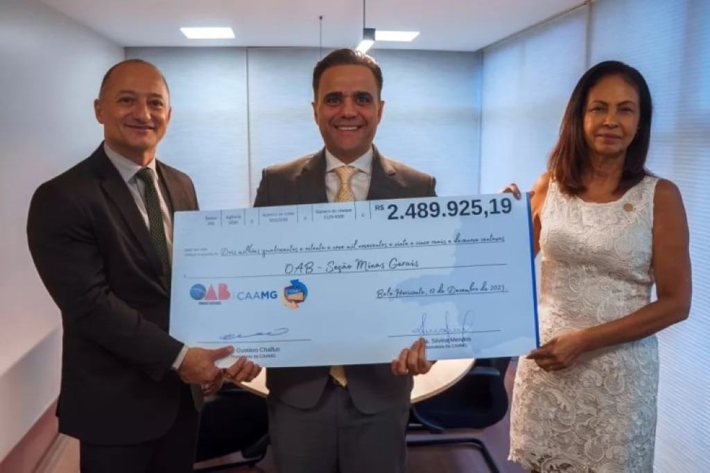 Advocacia de MG terá cerca de R$ 2,5 milhões de descontos, no programa de anuidade da Caixa de Assistência dos Advogados